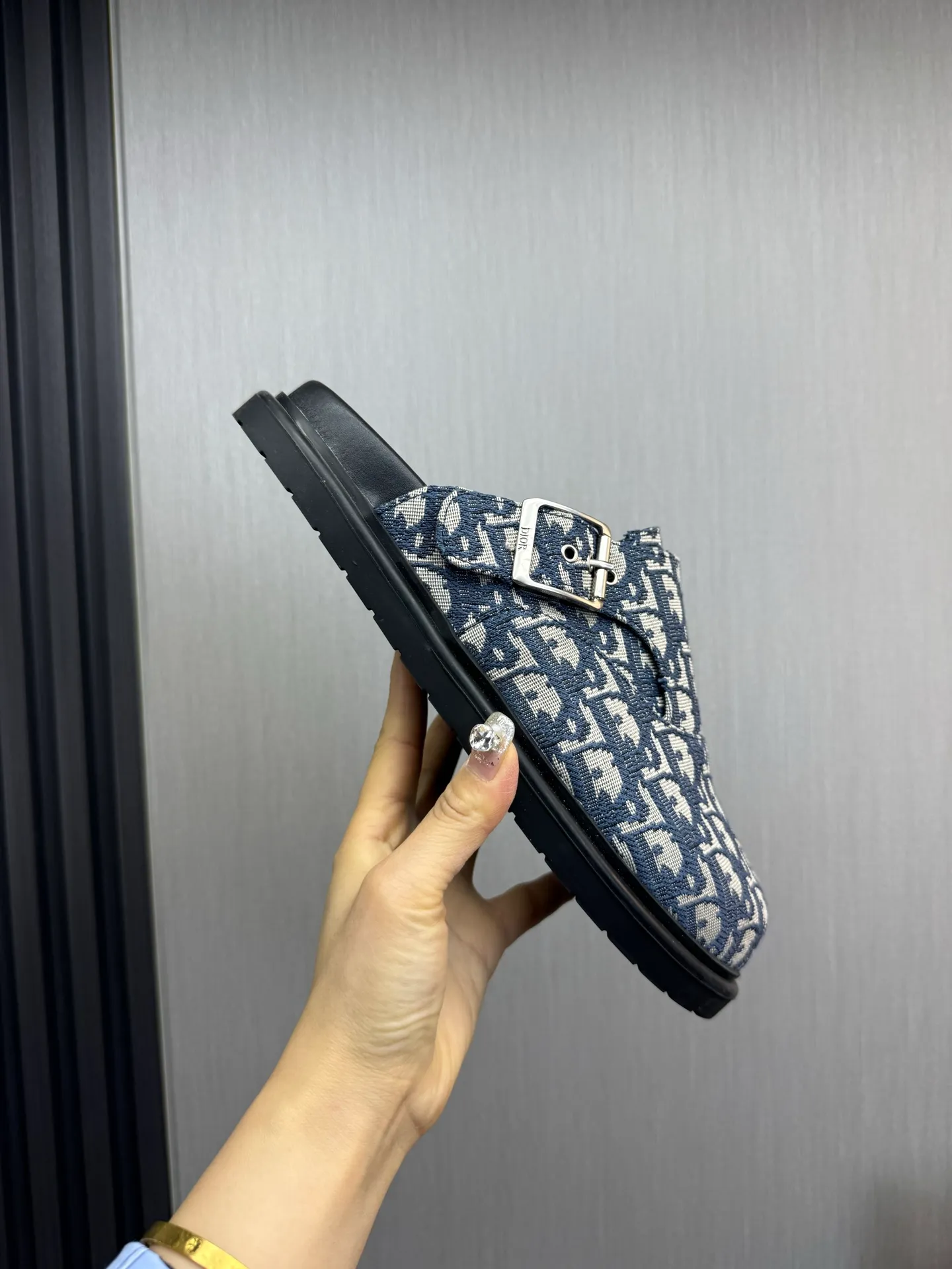 Men's men's shoes 420💰 Dior. Men's slippers🩴Official website 1:1 production 38-45 yards 45 46 🉑️Customized original material shipped✅